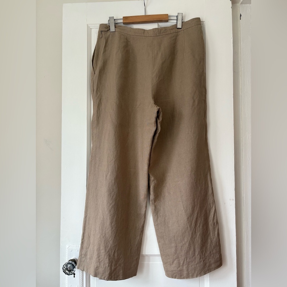 High Rise Irish Linen Pants - Picture 10 of 11